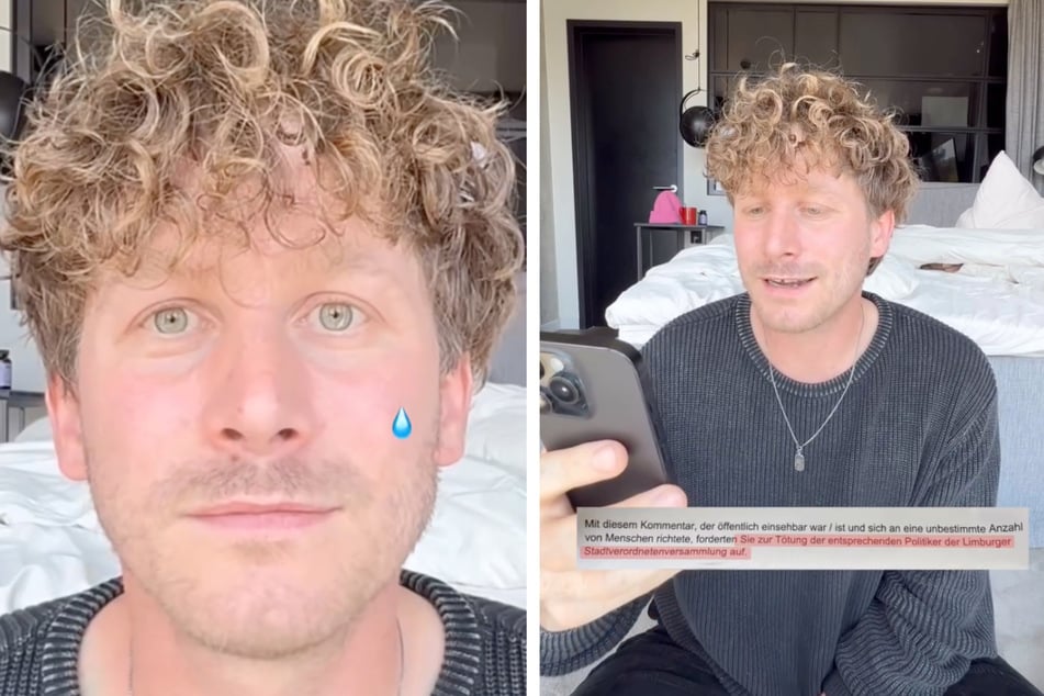 Malte Zierden zeigt Passagen aus dem Brief der Staatsanwaltschaft in seinem Instagram-Video. (Screenshot)