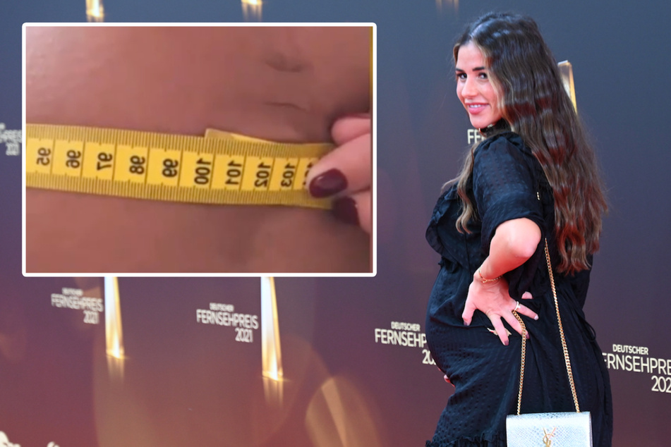 Sarah Engels misst ihren Bauch: "Es ist so weit..."