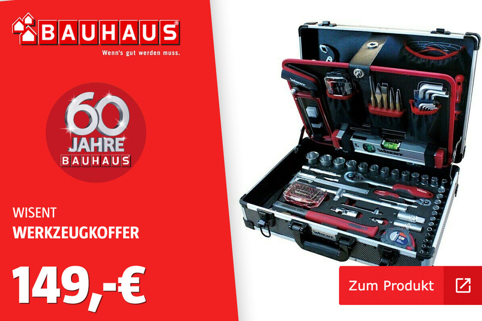 Werkzeugkoffer für 149 Euro.