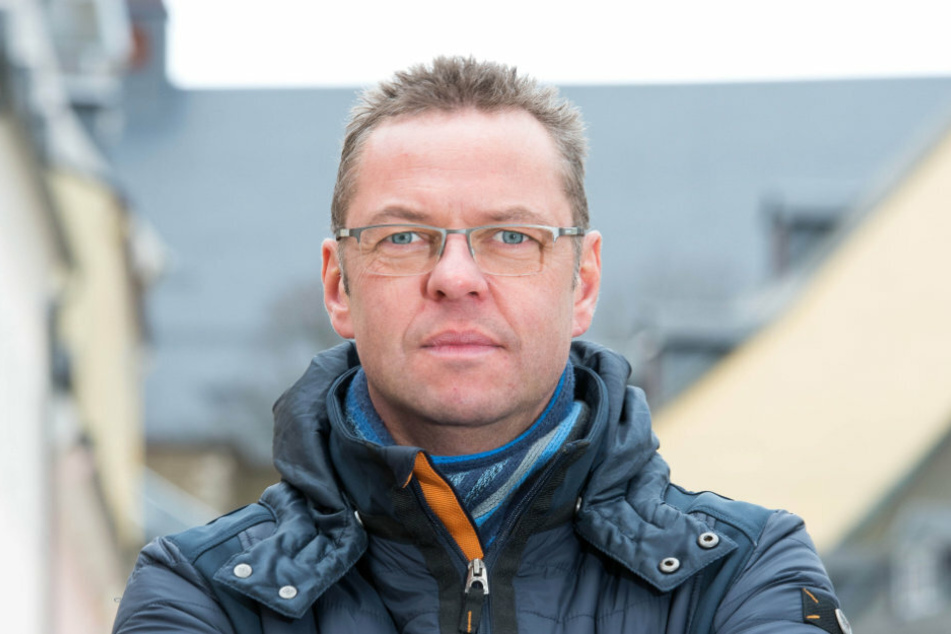 Bürgermeister Ingo Seifert (50, Freie Wähler) aus Schneeberg.