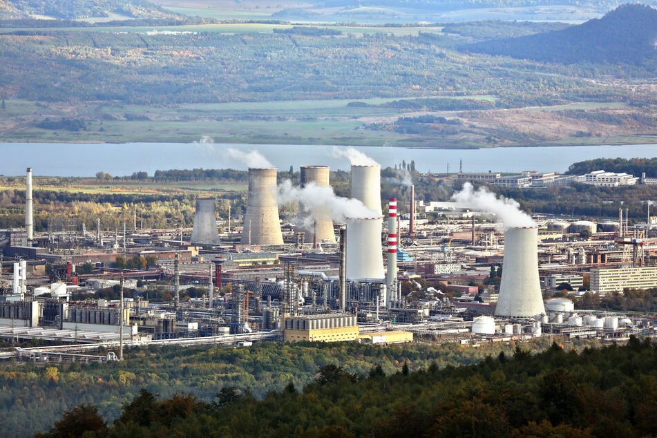 Die Weltkriegsbombe wurde auf dem Industriekomplex Zaluzi bei Litvinov entdeckt.