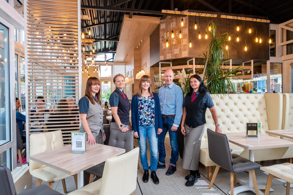Das Team im Café Trend