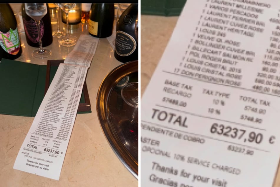 Malle-Restaurant teilt wahnsinnige Rechnung: Fast 6000 Euro Trinkgeld