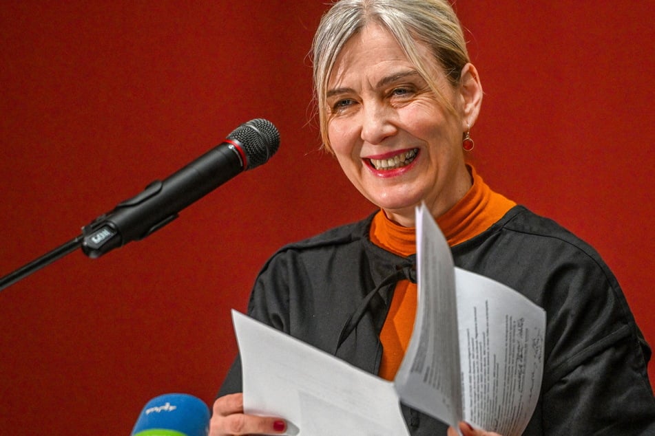 Marion Ackermann (58) im Oktober im Rahmen einer Pressekonferenz.