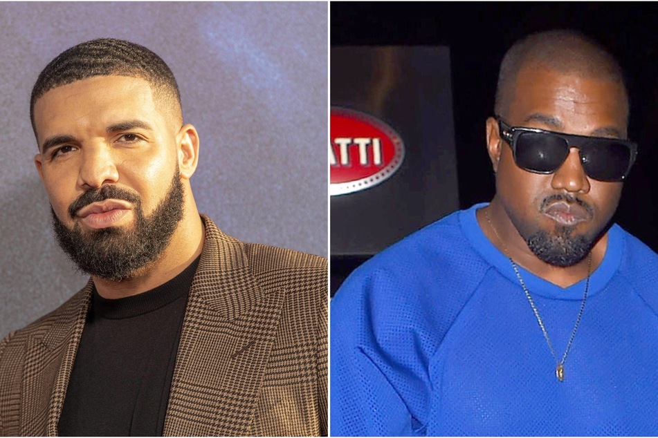 Over the weekend, Drake (l.) and Kanye West reignited their feud, leading to Kanye posting Drake's address on Instagram.