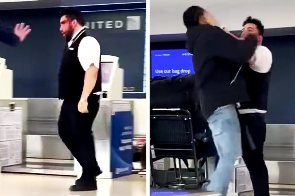 Ex-NFL player Brendan Langley brawls with airport employee in viral video