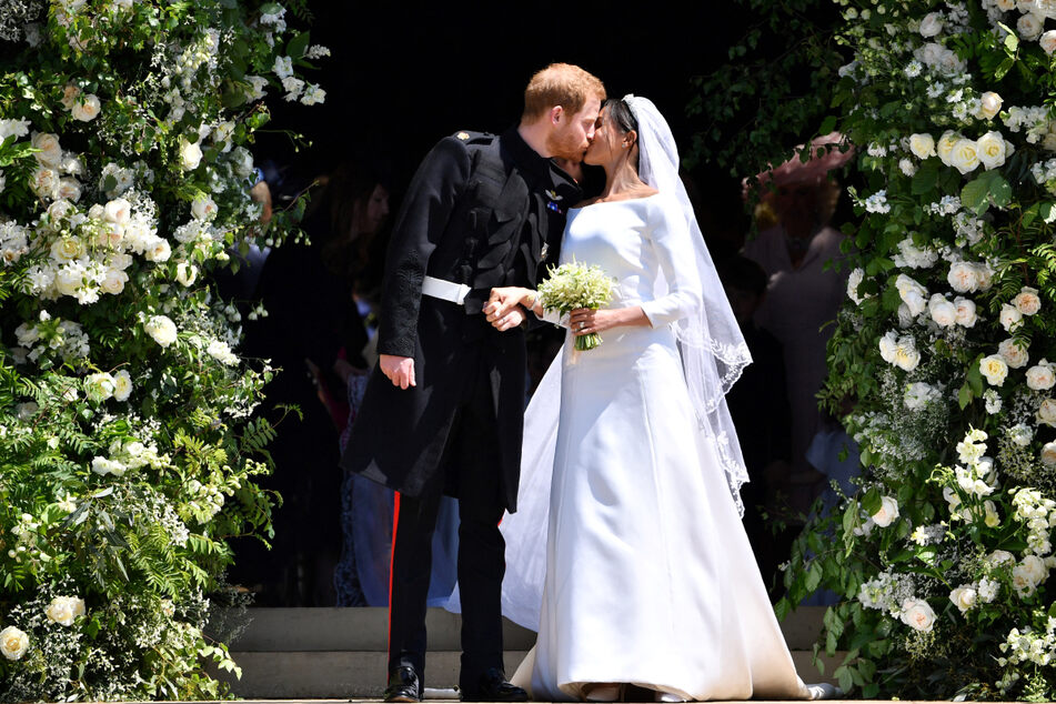 Prince Harry and Meghan Markle were married at Windsor Castle in 2018.