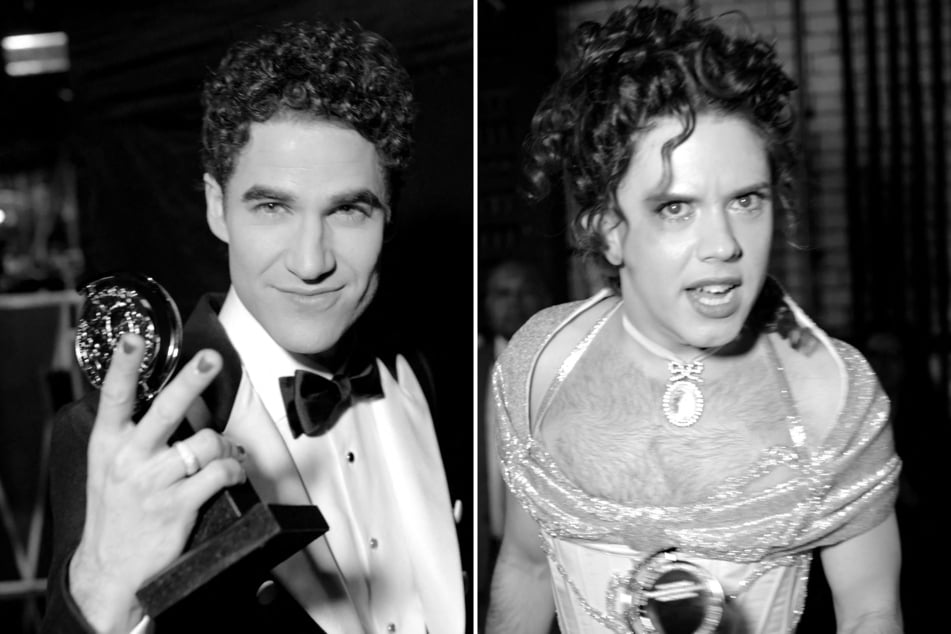 Darren Criss and Cole Escola (r.) took home Tony Awards for their roles in Maybe Happy Ending and Oh Mary!, respectively.