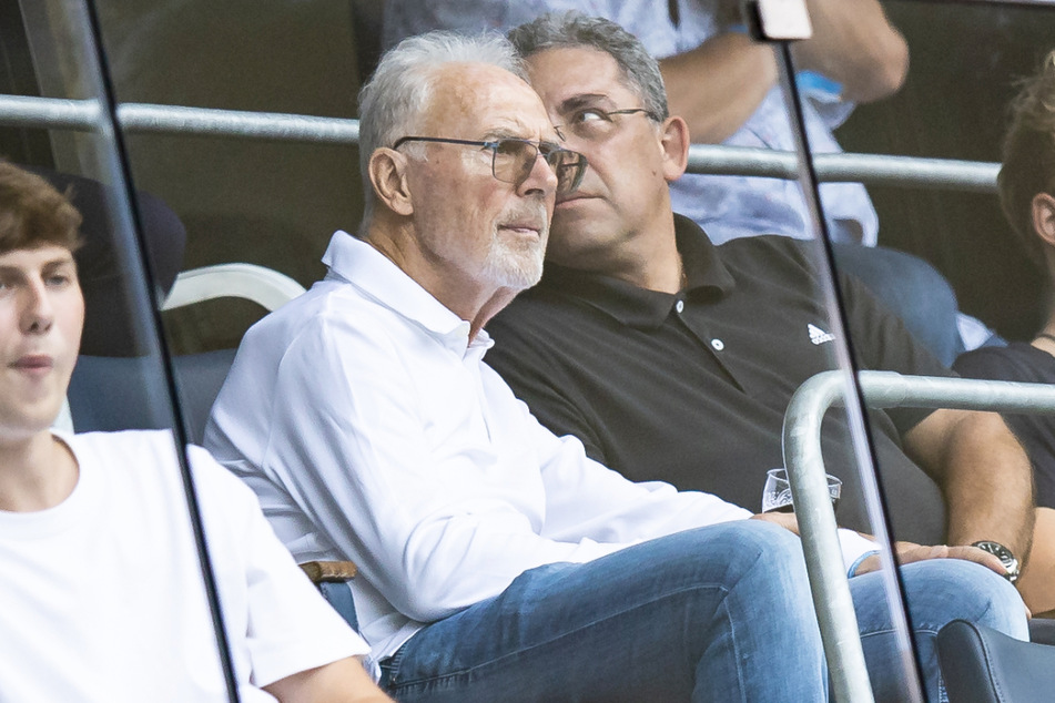 Franz Beckenbauer (77) im August vergangenen Jahres bei einem Fußballspiel.