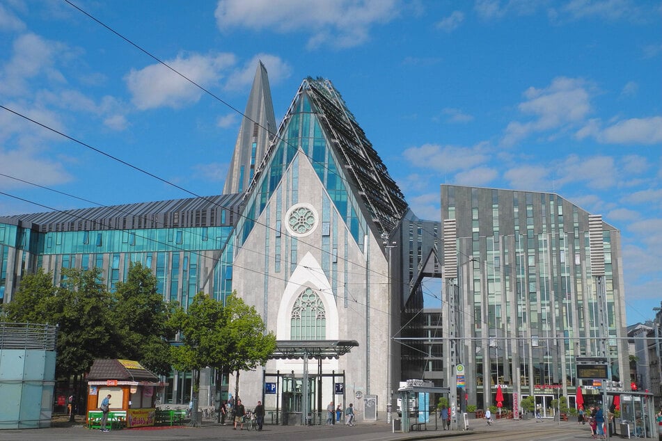 Auch vor Seminargebäuden am Paulinum am Leipziger Augustusplatz wurde für das "Quartett" gedreht.