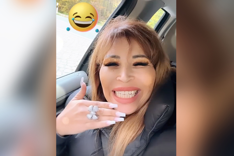 Patricia Blanco (52) wäre am Freitag in ihrer Instagram-Story vor lauter Lachen vermutlich umgefallen, hätte sie nicht schon im Auto gesessen.