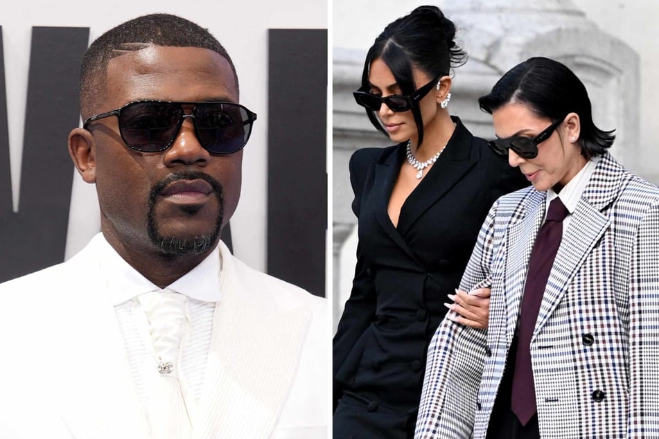 Kim Kardashian (c.) and Kris Jenner's (r.) defamation lawsuit against Ray J (l.) is heating up as he recently went off on them in a salty livestream.