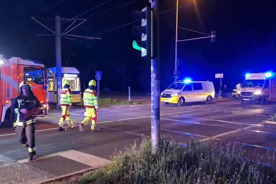 Der Fahrer der Tram erlitt einen Schock.