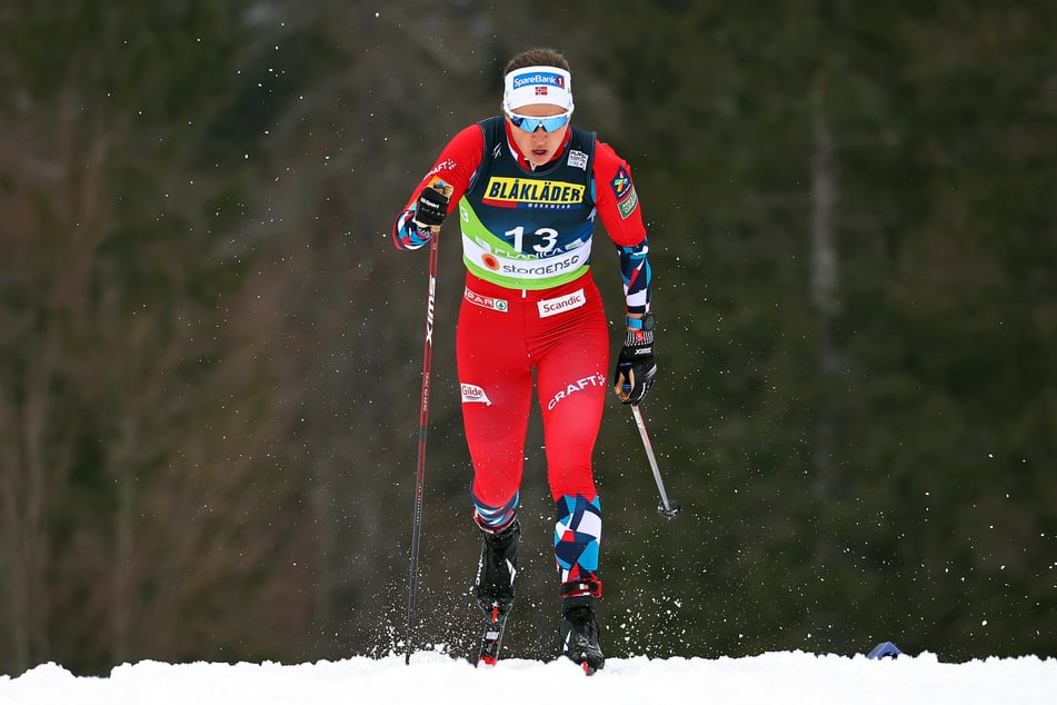 Tiril Udnes Weng (28) kann bei der nordischen Ski-WM in Trondheim nur zusehen.