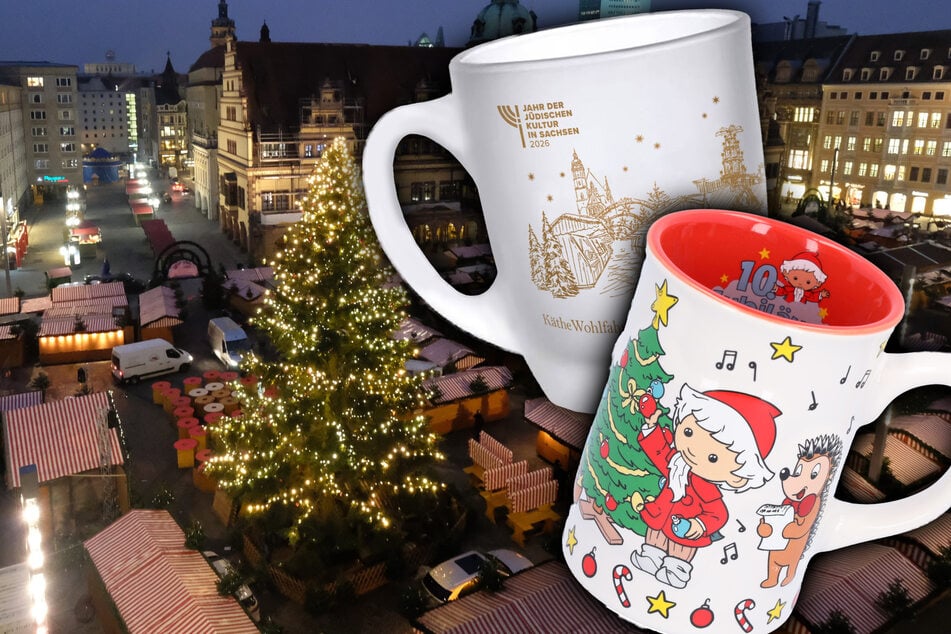 Geheimnis gelüftet: Das sind die neuen Leipziger Weihnachtsmarkt-Tassen