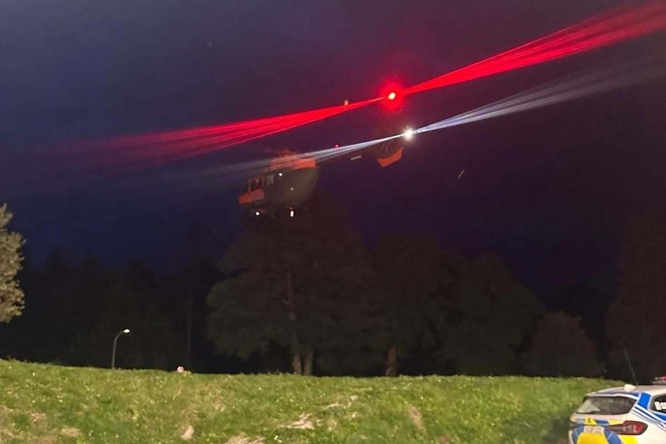 Ein SAR-Hubschrauber der Bundeswehr brachte den Verletzten ins Krankenhaus.