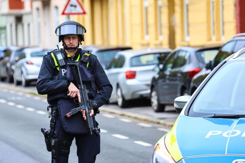 Die Polizei war im Großeinsatz vor Ort.