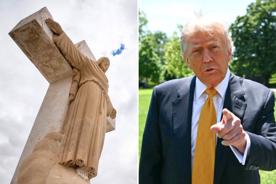 Trump sues Catholic Diocese to gain control of New Mexico holy land for border wall