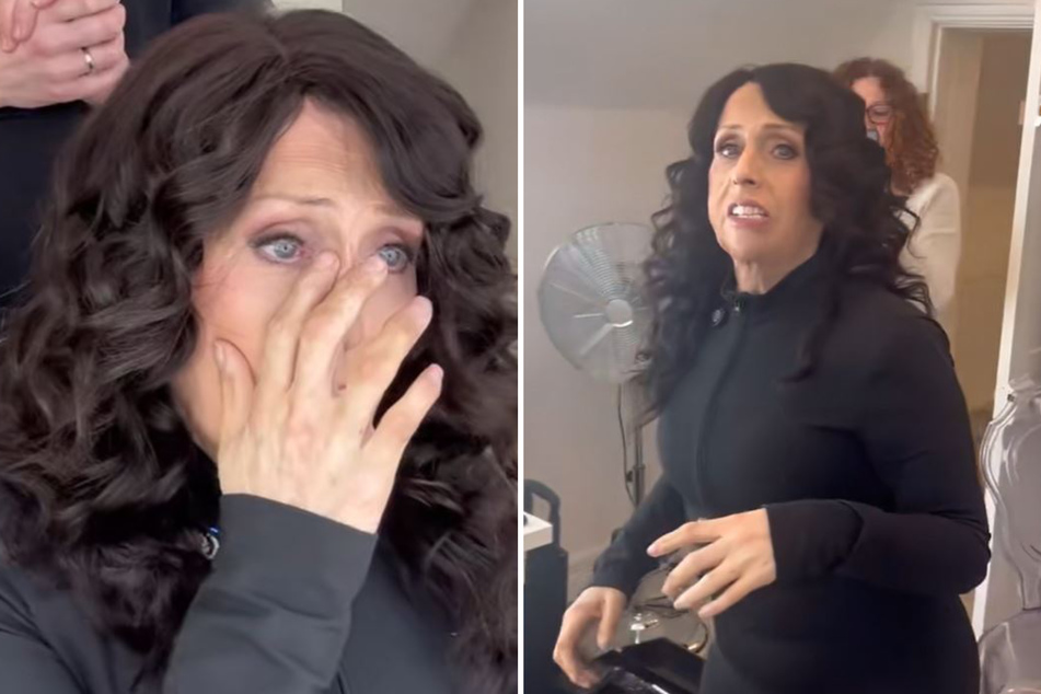 Vanessa ist nach dem Makeover zu Tränen gerührt, kann nicht glauben, wie sie danach aussieht.