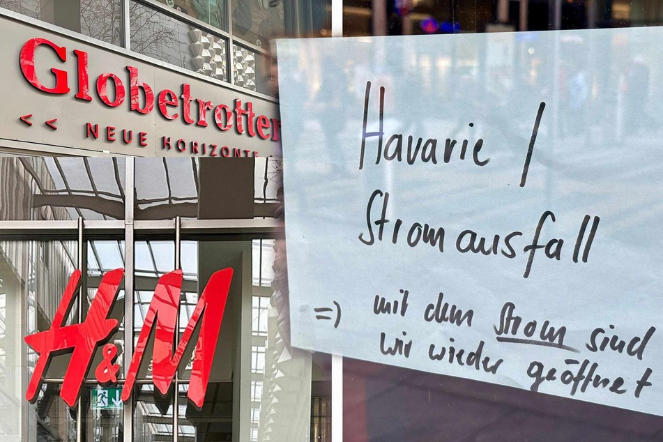 Dresden: Plötzlich war es dunkel! Viele Geschäfte auf der Prager Straße dicht