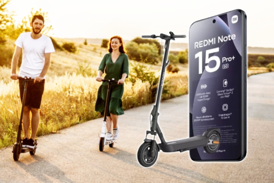 Xiaomi Redmi Note 15 Pro+ 5G für einmalig 19 Euro plus E-Scooter geschenkt