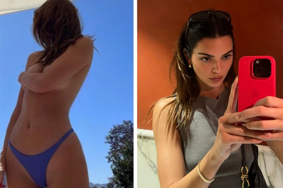 Kendall Jenner went braless in her new campaign for Calvin Klein.