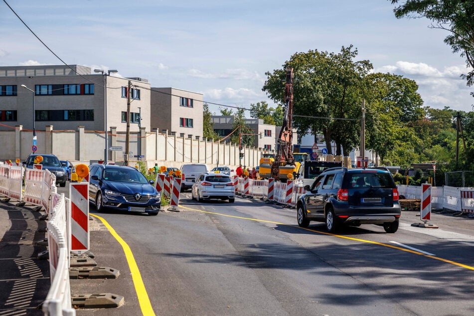 Am Knotenpunkt Hammerweg kommt es zu unplanmäßigen Verzögerungen.