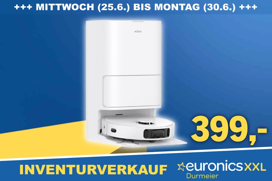 Der dreame Saugroboter für 399 Euro.