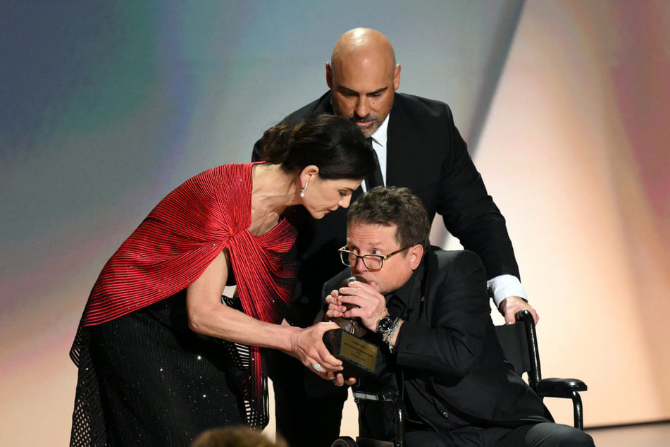 Der Hollywood-Star durfte den "Bob Hope Humanitarian Award" entgegennehmen.