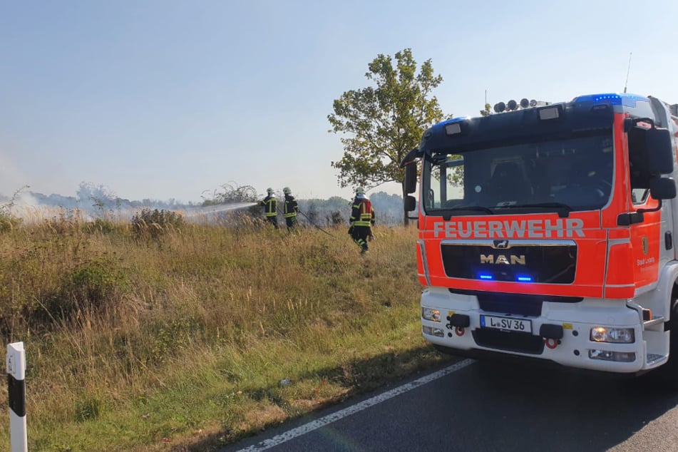 Die Feuerwehr war etwa zweieinhalb Stunden vor Ort im Einsatz.