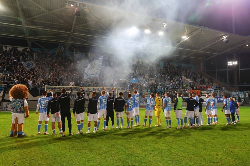 Georg Hempel wird wohl auch bald mit den Himmelblauen jubeln.