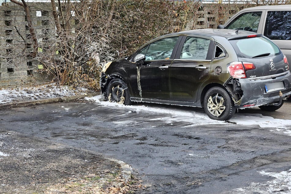 Auch in Lößnig waren mutmaßliche Brandstifter unterwegs.
