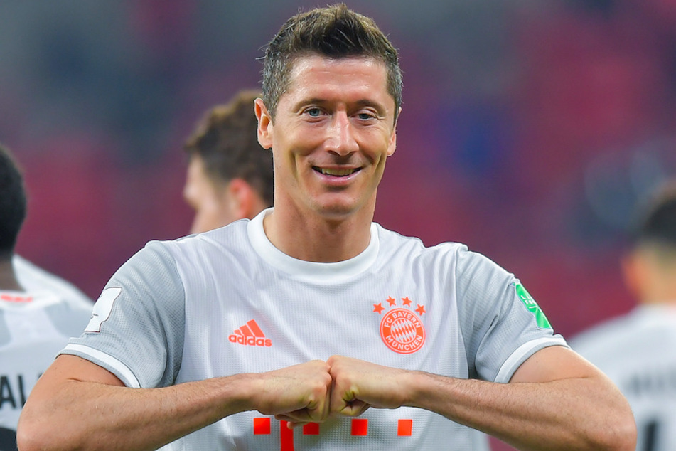 Münchens Robert Lewandowski (32) würde sich gerne mit zwei berühmten Star-Unternehmern treffen.