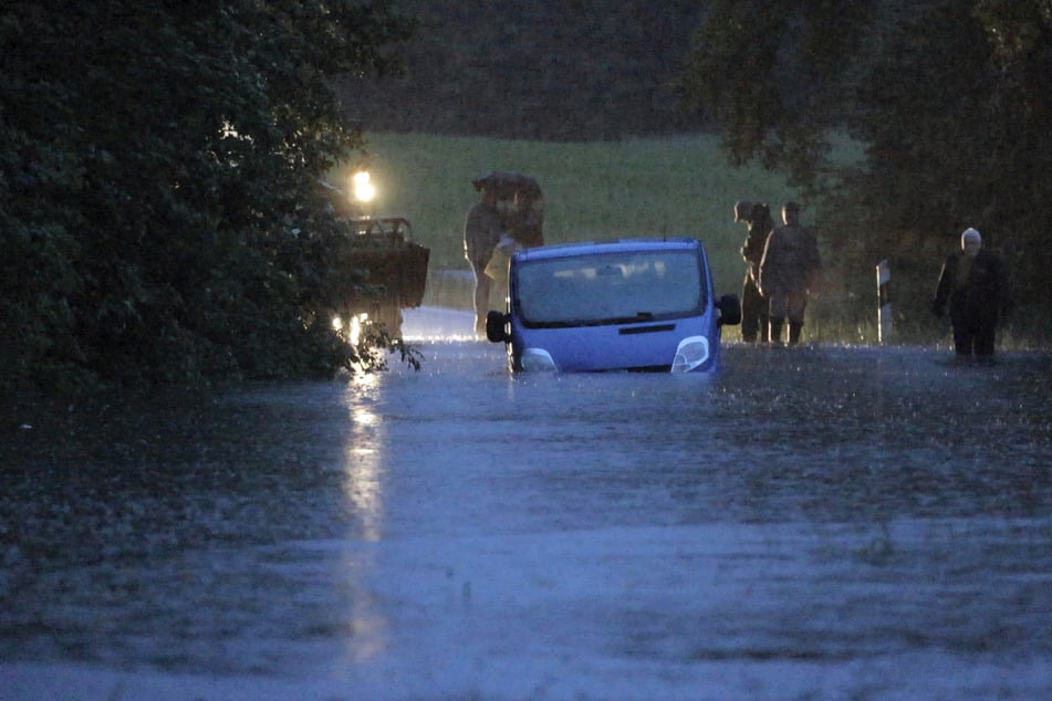 So, wie hier Lindau am Bodensee, erwischte das Hochwasser auch andere Gemeinden.