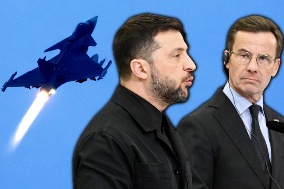 Bei einer gemeinsamen Pressekonferenz mit dem ukrainischen Präsidenten Selenskyj verriet der schwedische Ministerpräsident Ulf Kristersson, dass die Ukraine 20 schwedische Kampfjets kaufen werde.