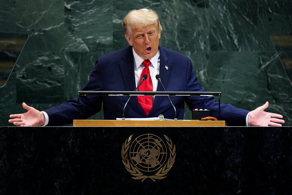 Trump delivered an angry, rambling speech accusing the UN of undermining Western countries by facilitating migration.