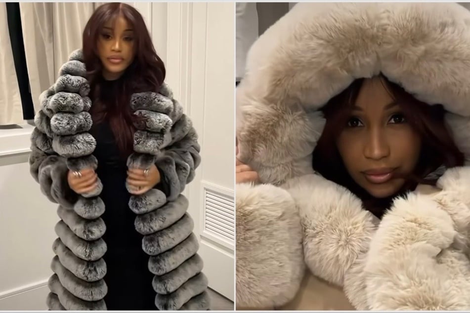 Cardi B flexes her wealth amid claims she's going broke