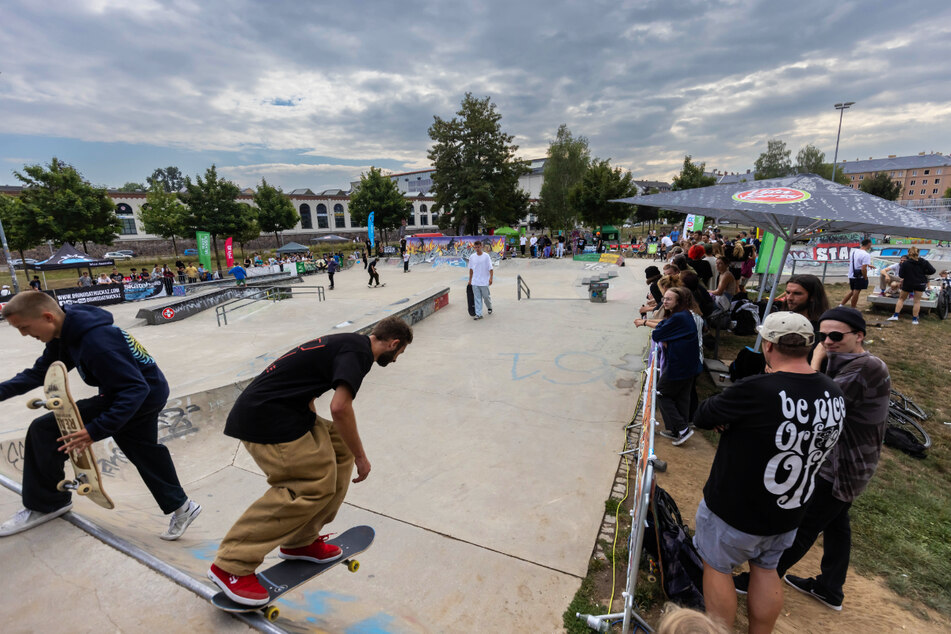 "BringdatruckaZ" hieß der dreitägige Skatercontest im Konkordia-Park in Chemnitz.