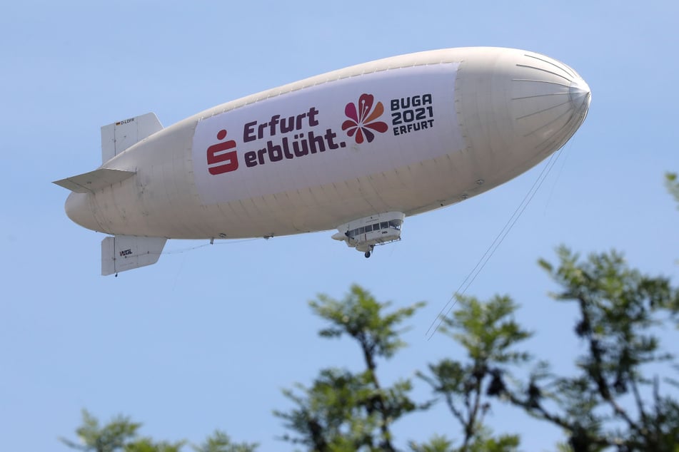 Luftschiff gesichtet: Was macht dieser Zeppelin über Sachsen?