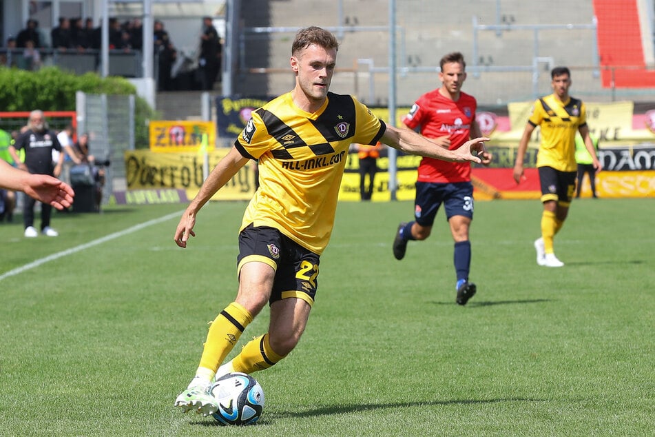 Gegen die SpVgg Unterhaching steuerte Tom Zimmerschied (25, vorn) zwei Vorlagen bei.