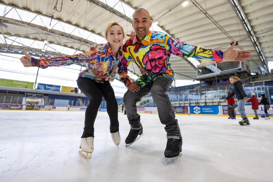 Die ehemaligen Weltklasse-Eisläufer Aljona Savchenko (40) und Robin Szolkowy.