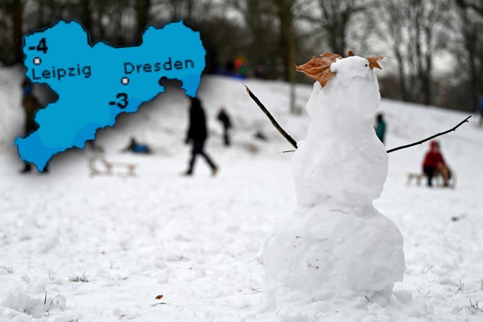 Mit Schneemännern kennt sich der Sachse in diesem Jahr ja nun schon aus.
