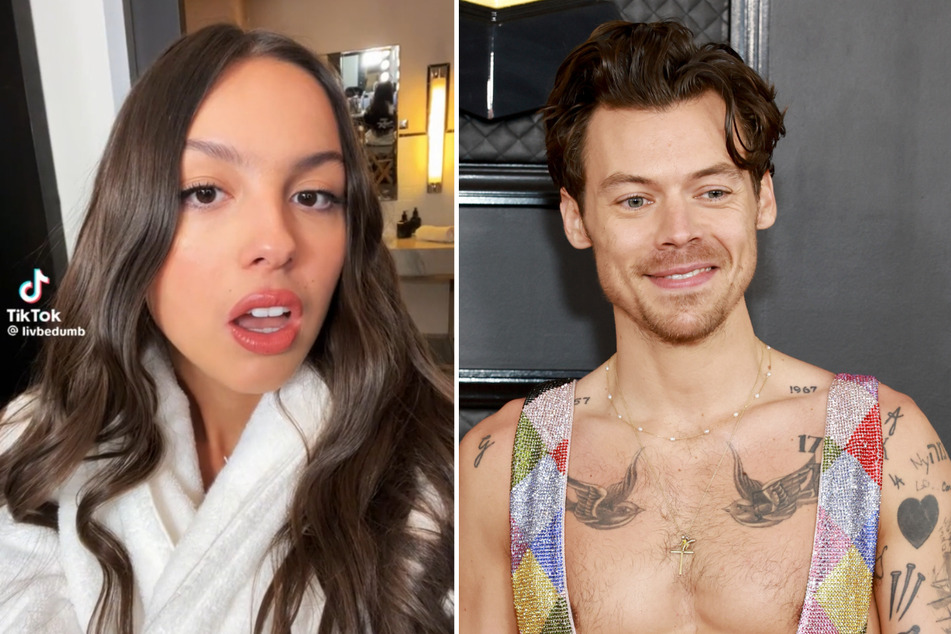 Olivia Rodrigo used a viral quote from Harry Styles in a new TikTok.