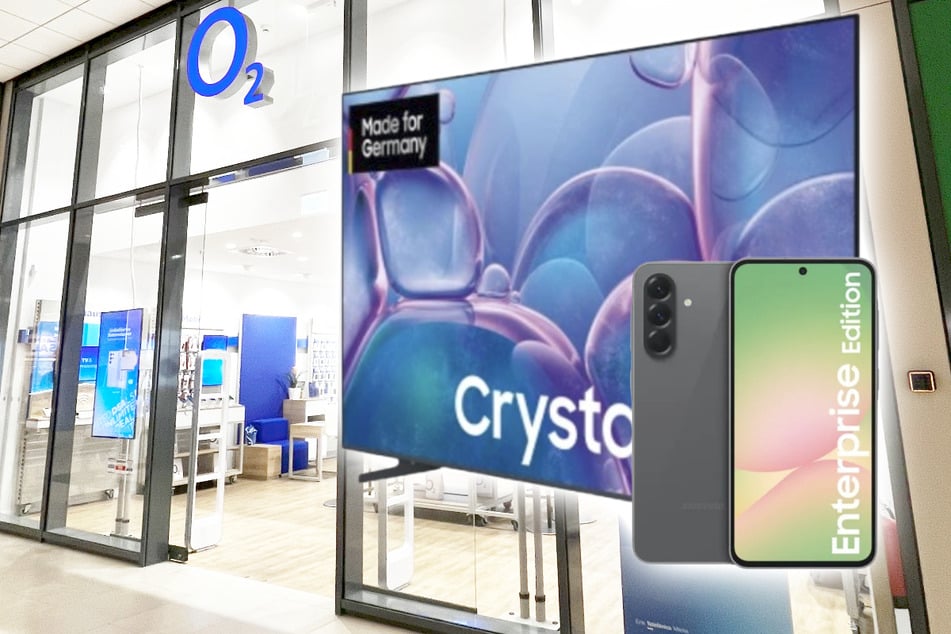 o2 verkauft riesigen Samsung Smart-TV mit gratis Galaxy A56 EE zum Tiefpreis