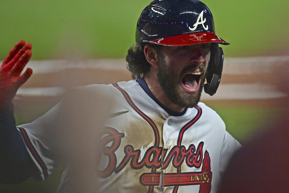 Dansby Swanson was one of Atlanta's big hitters in game four.
