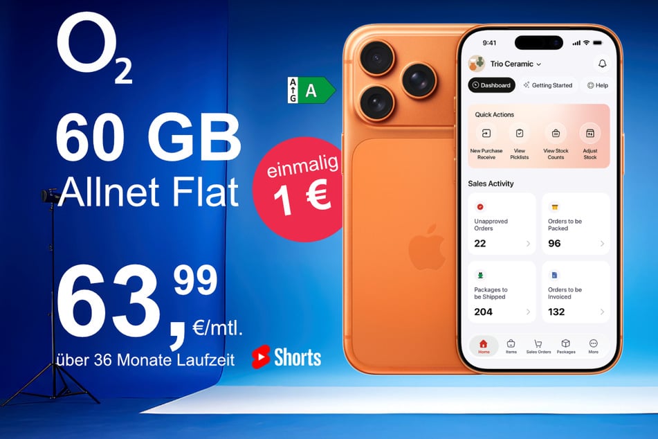 Das neue iPhone 17 Pro Max inkl. 60 GB Datenvolumen für nur 1 Euro exklusiv bei o2.