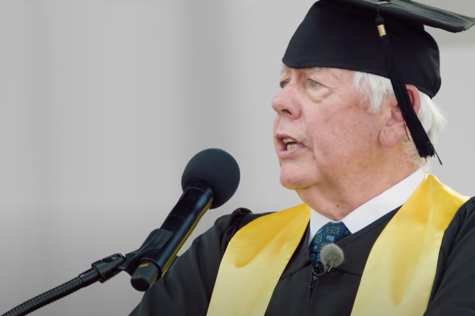 Ex-NRA president David Keene was pranked into giving a fake graduation speech.