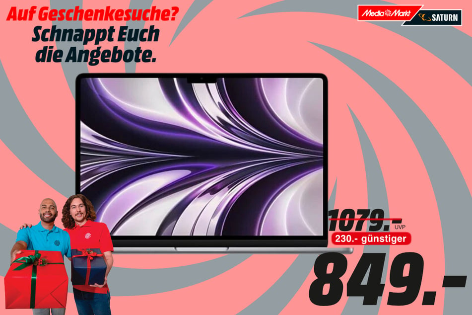 Apple MacBook Air für 849 Euro.