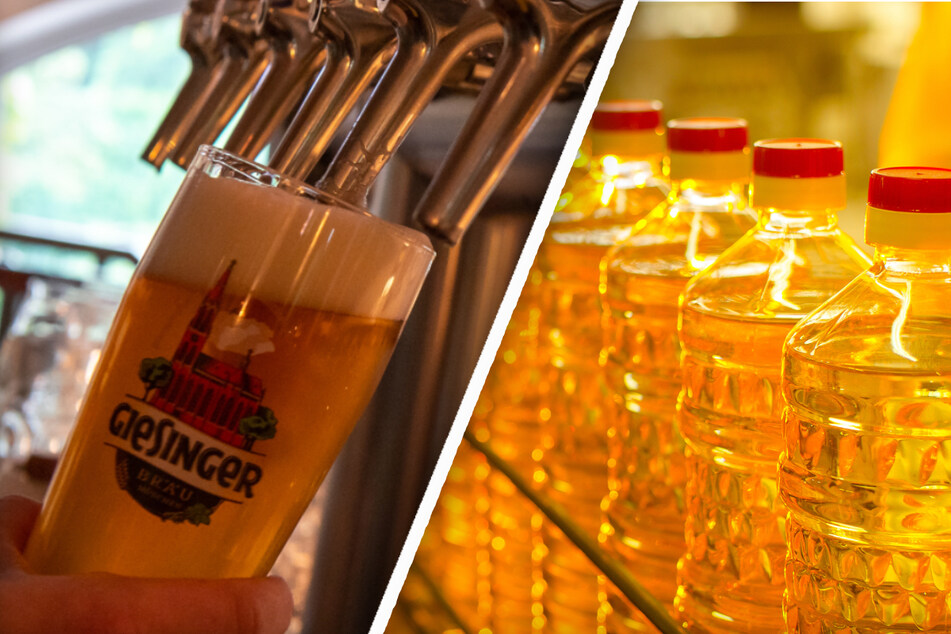 Eine Firma tauschte 22.000 Liter Speiseöl gegen die gleiche Menge Bier von Giesinger Bräu.