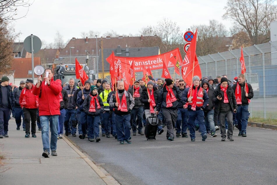Die Mitarbeiter des VW-Zulieferers streikten für mehr Lohn.